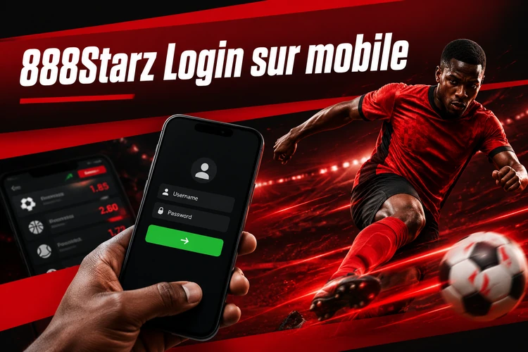 888Starz Login sur mobile